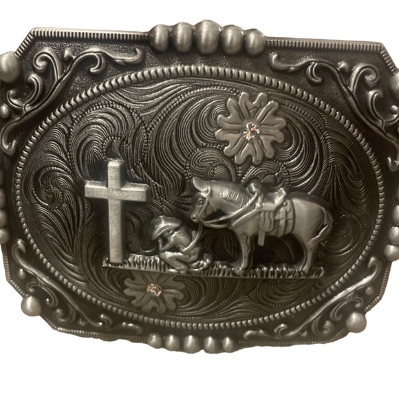 Boot Barn Other - NWOT BOOT BARN FULL GRAIN LEATHER BELT & BELT BUCKLE